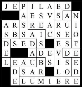 JE PASSAIS DES BRAS DE L'EAU A DES BRAS DE LUMIERE DE SOLIVES DE FOIN A DES RUES CAVALIERES