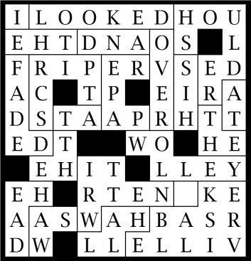 I LOOKED OVER HIS SHOULDER AT THE YELLOW PAPER AND THE FADED SCRIPT AT THE HEAD WAS WRITTEN BASKERVILLE HALL