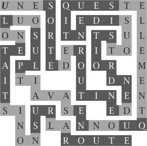 UNE SORTE DE ROUTINE D ENDROITS TOUS IDENTIQUES TELLEMENT QU’ON NE SAVAIT PLUS OU L ON ETAIT SINON SUR LA ROUTE-s