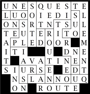 UNE SORTE DE ROUTINE D ENDROITS TOUS IDENTIQUES TELLEMENT QU’ON NE SAVAIT PLUS OU L ON ETAIT SINON SUR LA ROUTE