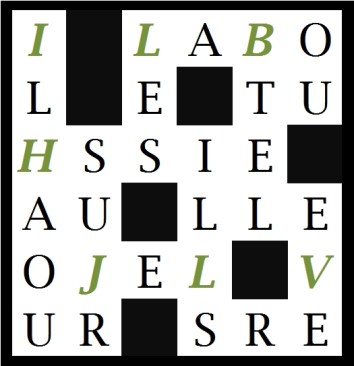 IL HAUSSE LA BOUTEILLE VERS LE JOUR -let