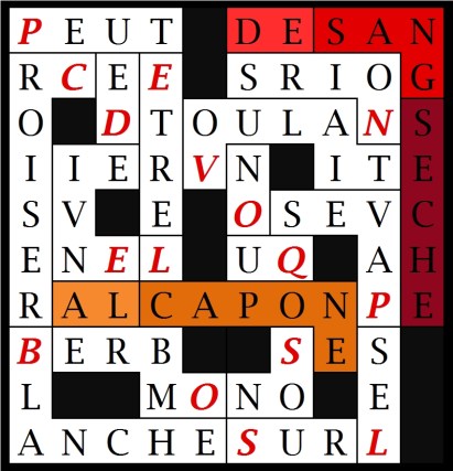 PEUT ETRE L ENVIE DE CROISER AL CAPONE SON OMBRE BLANCHE SUR LES PAVES QU ON VOULAIT NOIRS DE SANG SECHE-let