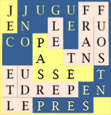 JE CONJUGUE LE PASSE PERDU ET LE PRESENT SOUFFRANT-let