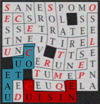 SANS ETRE SORTI TU REVIENS C EST UN COUTEAU DE CUISINE QUE TU ME PLANTES ENTRE LES OMOPLATES-let1