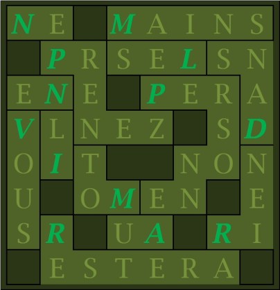 NE PRENEZ PERSONNE AU MOT IL NE VOUS RESTERA RIEN DANS LES MAINS-letc1