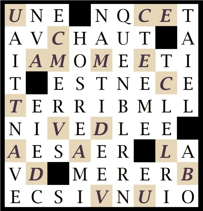 UNE CHOSE -letc0