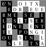 UNE DROITE EST L ENSEMBLE - n&b