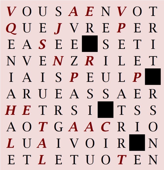 VOUS AVEZ REUSSI A CRISTALLISER - let1