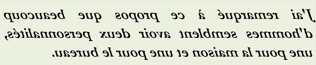 J AI REMARQUE A CE PROPOS - txt0r