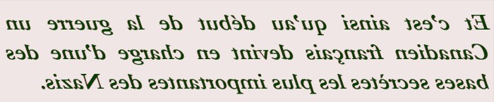 AU DEBUT DE LA GUERRE UN CANADIEN - txt0r
