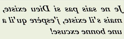 JE NE SAIS PAS SI DIEU EXISTE - txt0r