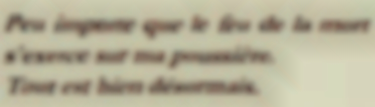 PEU IMPORTE QUE LE FEU DE LA MORT - txt0r