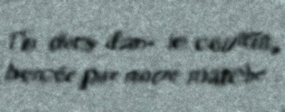 TU DORS DANS LE COUFFIN BERCEE - txt0r