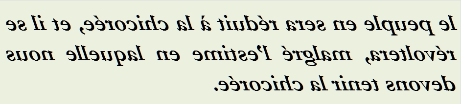 LE PEUPLE EN SERA RÉDUIT - txt0r