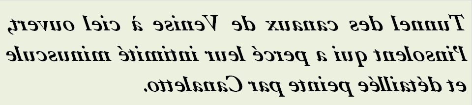 DES CANAUX DE VENISE À CIEL OUVERT - txt0r