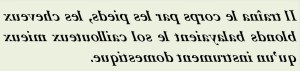 IL TRAÎNA LE CORPS PAR - txt0r