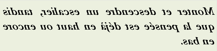 MONTER ET DESCENDRE UN ESCALIER - txt0r