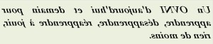 UN OVNI D AUJOURD HUI ET DEMAIN - TXT0R