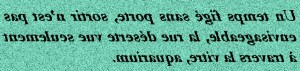 UN TEMPS FIGÉ SANS PORTE - txt0r