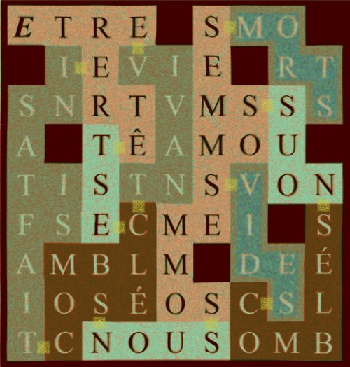 ETRE VIVANT C EST ÊTRE INSATISFAIT-letex