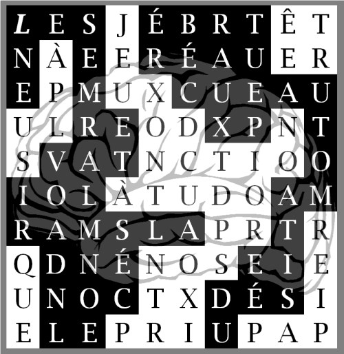 LES JEUX CÉRÉBRAUX - letex-n&amp;b