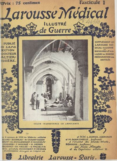 larousse médical illustré de guerre - fascicule 1