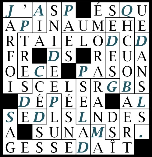 J_ AI PARFOIS DÉCELÉ PLUS DE SAGESSE-let