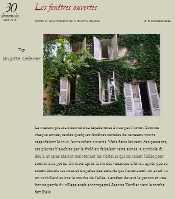 les fenêtres ouvertes