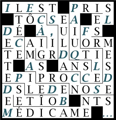 il est seul dans ce lit qui-let