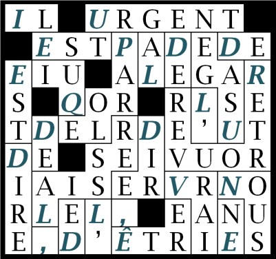 il est urgent de retrouver-let