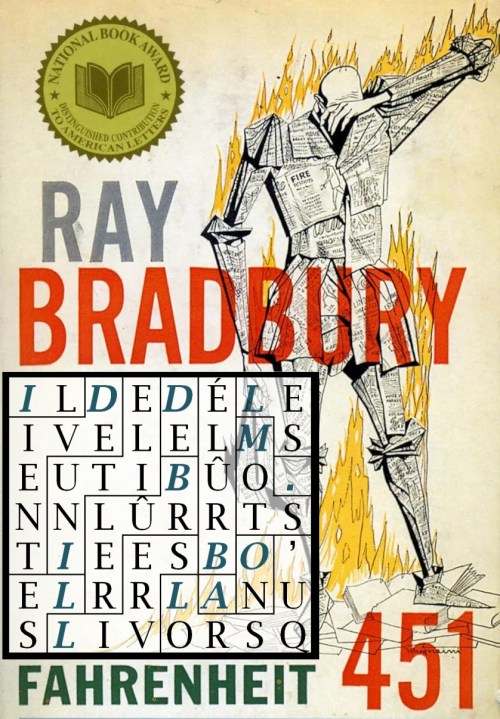 IL DEVIENT INUTILE DE BRÛLER LES LIVRES LORSQU’ ON A BRÛLÉ LES MOTS