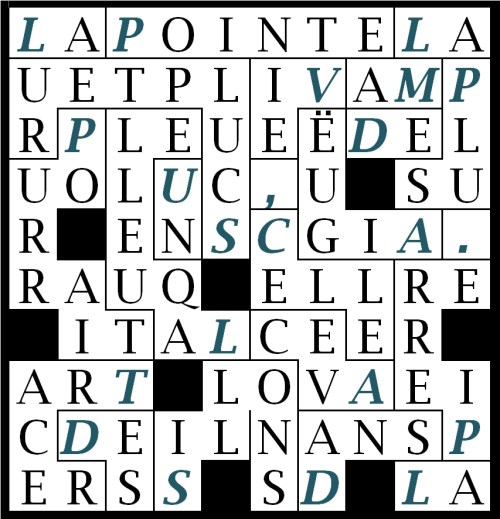 LA POINTE LA PLUS AIGUË DE MA VIE-let