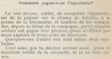 à la pointe de la baillonnette