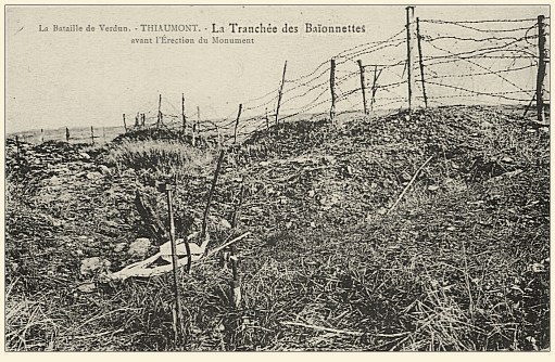Tranchée des baïonnette-n&amp;b