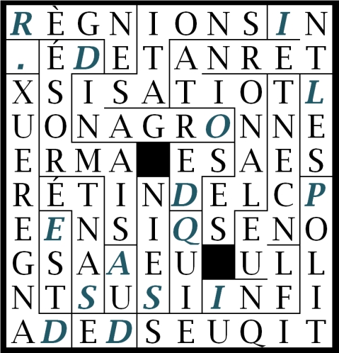 RÈGNE DÉSORMAIS-let