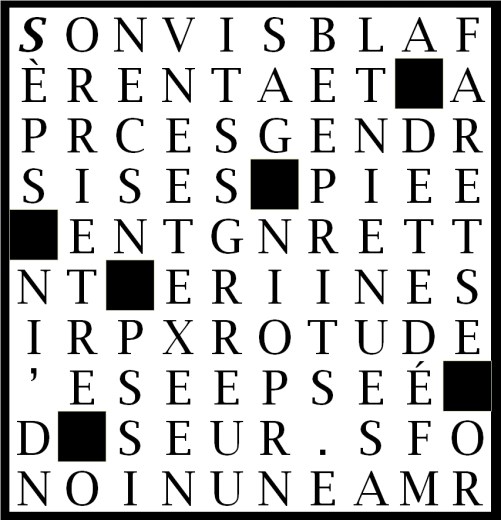 25 - SON VISAGE PRIT-le