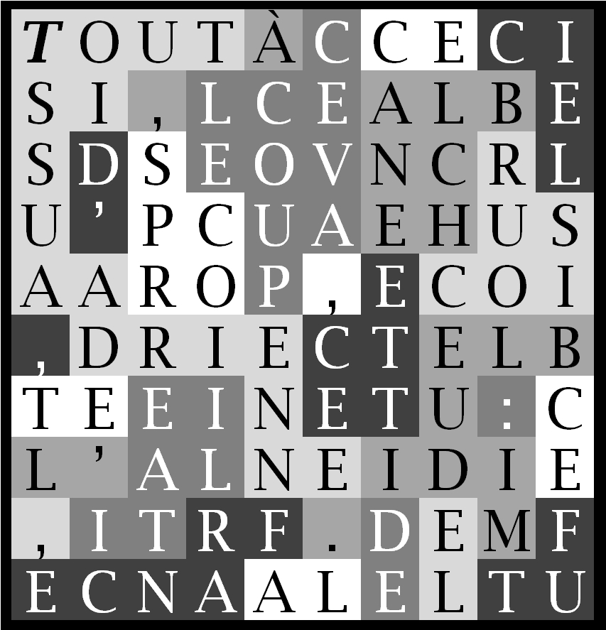 TOUT À COUP , CETTE COUR -NdG