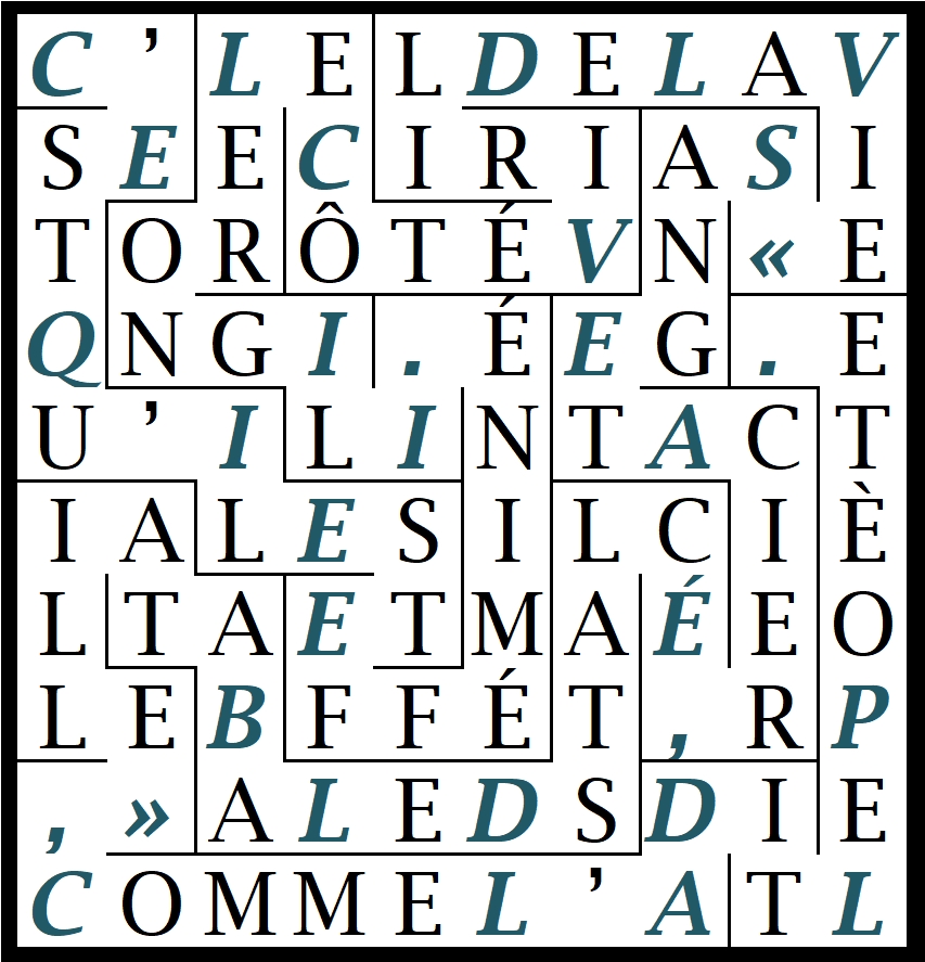 31B-Les Dépossédés -C’ EST QU’ IL EST EFFÉMINÉ-LET